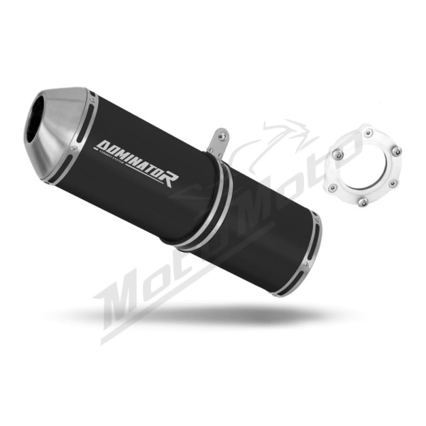 Triumph TT 600 2000-2003 Dominator Exhaust Silencer Muffler OVR BLACK + dB killer
