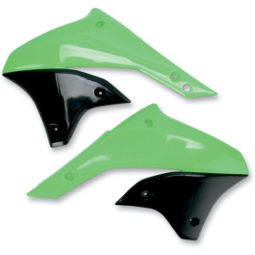 UFO Replacement Radiator Shrouds Kawasaki KLX 450cc 08-24