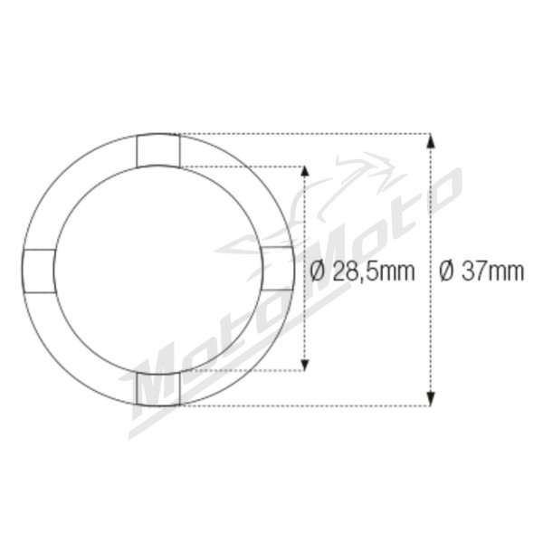JMP Spanner Nut Socket for Swingarm/Chassis 28.5mm/37mm. Kawasaki