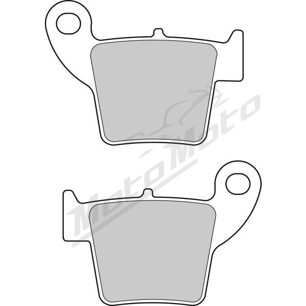 Ferodo Brake pads front/rear 1x60,2x9,5mm Fantic / Honda 125-450 02-19