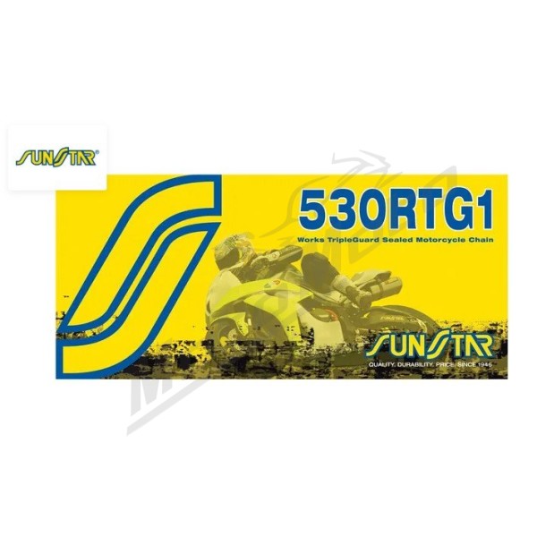 SUNSTAR SPROCKETS 530 RTG1 Drive Chain Can Am / Honda / Kawasaki / Suzuki / Triumph / Yamaha 400-1300 68-08