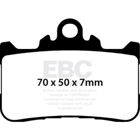 EBC FA-HH Series Sindered Brake Pads FA759HH HONDA CB 500R 21-22