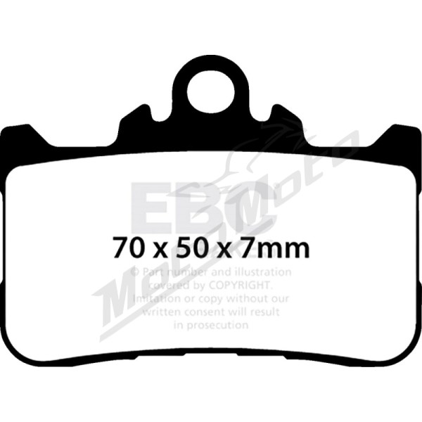 EBC FA-HH Series Sindered Brake Pads FA759HH HONDA CB 500R 21-22