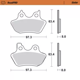 Moto-Master Brakepads Harley-Davidson