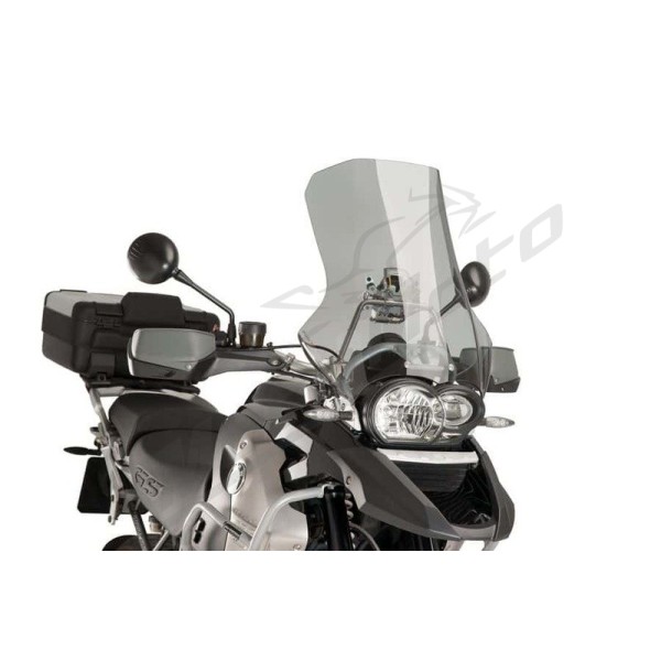Puig Touring priekinis stiklas (+50mm) BMW R1200GS 05-12 Tamsintas