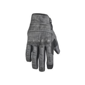 PANDO MOTO ONYX Leather Gloves Grey