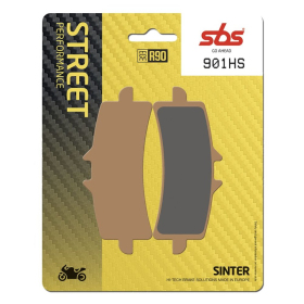 SBS HS Street Excel 901HS Sintered Front Brake Pads Aprilia / Bimota / BMW / Ducati / Energica / Honda / KTM / MV Agusta / Triumph 675-1290cc 08->