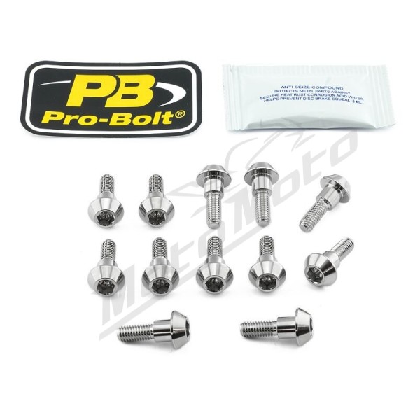 PRO BOLT Stainless Steel Brake Rotor Mounting Bolt Kit Suzuki GSX-R / GSX-S 600-1000cc 08-25