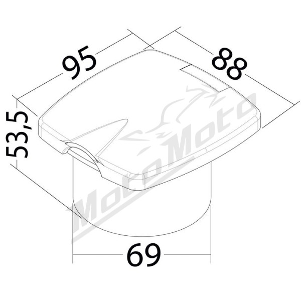 Osculati NewEdge water plug for deck wash