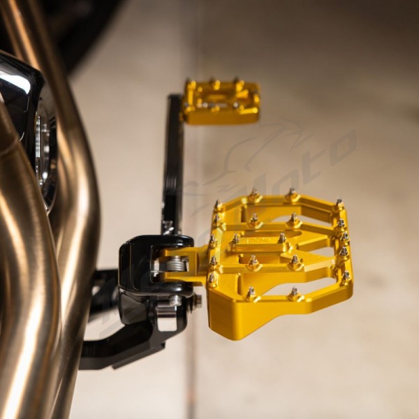THRASHIN SUPPLY CO. Mini Aggressor Floorboards Harley Davidson FL / FLD / FLDE 1200-1977cc 72-25