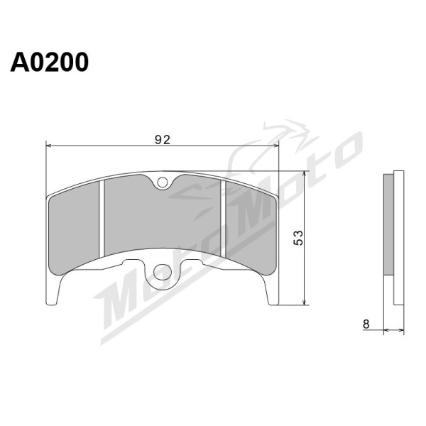 NISSIN A0200 Brake Pads