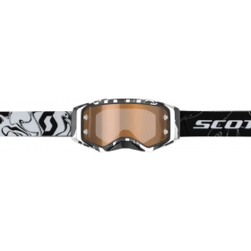 Off Road Scott Prospect Amplifier Black/ White Goggles (Mirrored Lens)