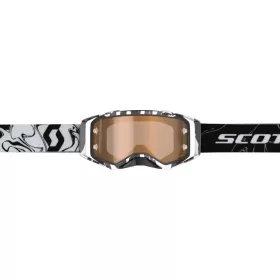 Off Road Scott Prospect Amplifier Black/ White Goggles (Mirrored Lens)