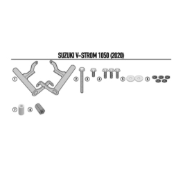 KAPPA Additional headlight bracket set Suzuki V-Strom 1050 20-25