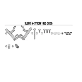 KAPPA Additional headlight bracket set Suzuki V-Strom 1050 20-25