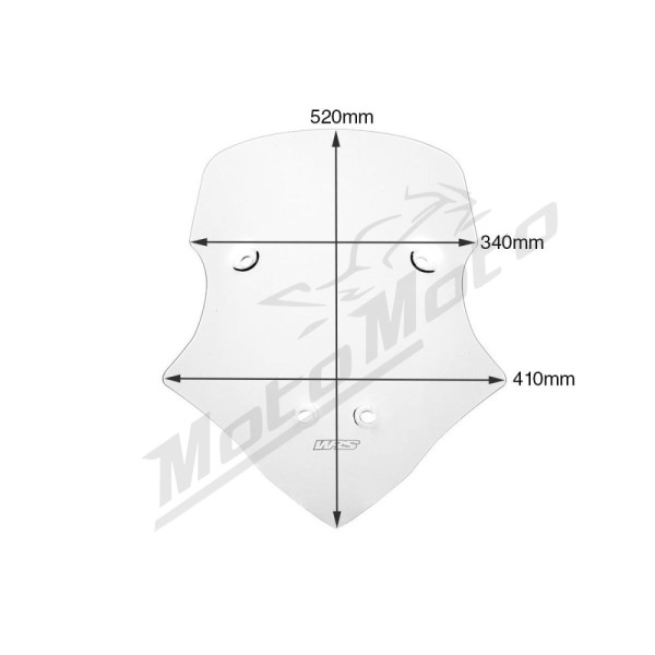 WRS TOURING Windscreen Clear Ducati Multistrada V4 1200cc 21-24