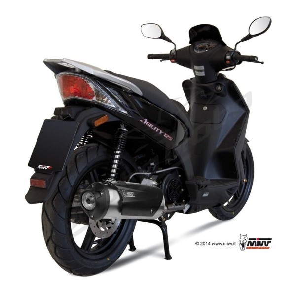 MIVV Urban Full Exhaust System Kymco Agility / People 125-200cc 07-16