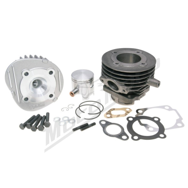 Cilindro komplektas POLINI (ketaus) Piaggio APE 50cc AC 2T Ø47 PIN Ø12