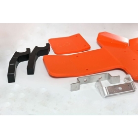 AXP Enduro Xtrem Skid plate orange HDPE 8mm KTM SX / XC 250-300cc 2011-2016