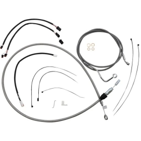 MAGNUM SHIELDING XR Handlebar Installation Kit Chrome 30.5/35.5cm Harley Davidson FLTRK / FLTRKSE / FLTRX / FLTRXST / FLTRXSTSE 1750/1977 21-24