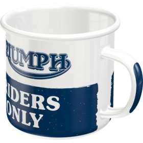 Puodelis Enamel TRIUMPH RIDERS 360 ml