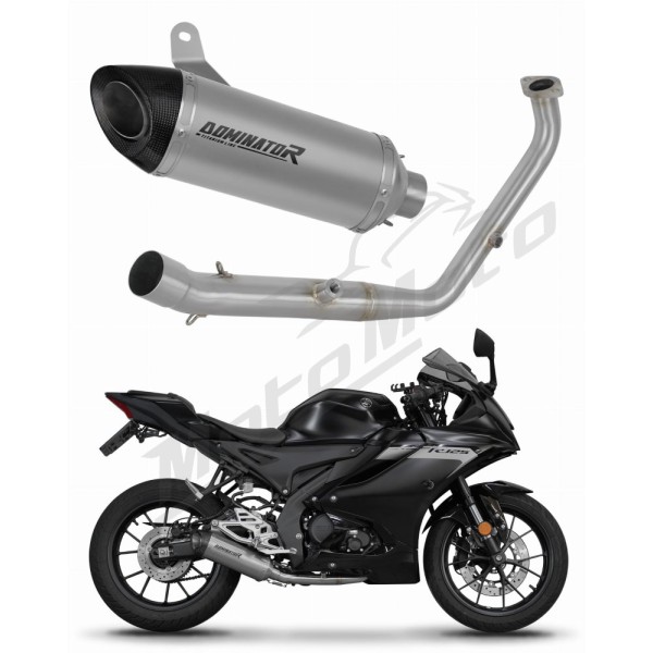 Yamaha MT 125 2024-2025 (Euro 5+) Dominator Pilna išmetimo sistema Titaninė HP8 + dB killer