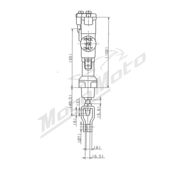 NISSIN Master Cylinder For Rear Brake Honda CRF 250-450cc 02-26