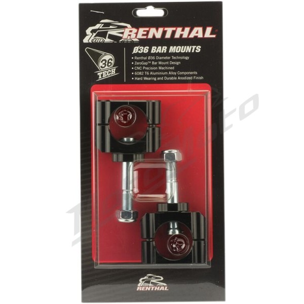 RENTHAL 36Tech Handlebar Mounts 36mm Honda / Kawasaki / Yamaha 65-1000 00-26