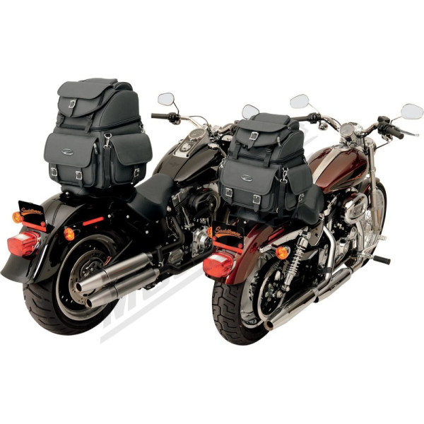 SADDLEMEN BR3400EX Backseat, and Sissy Bar Bag 55.7l