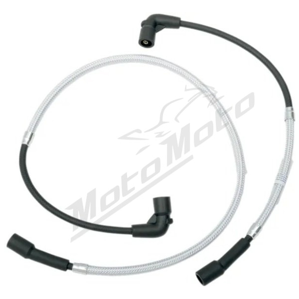 MAGNUM SHIELDING Degimo laidai sidabriniai Harley Davidson FLHR / FLHRC / FLHT / FLHTCU / FLHX / FLTRX / FLTRXS 1584/1690 09-16