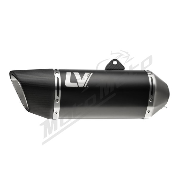 LEOVINCE LV-14R Black Edition Slip-On duslintuvas KAWASAKI Z 400-500 19-25.NINJA 400-500 24-25