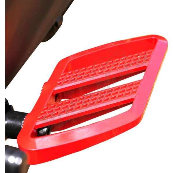 SHOW CHROME Combat Driver's Floorboards Red Can Am Ryker 600-900 19-24