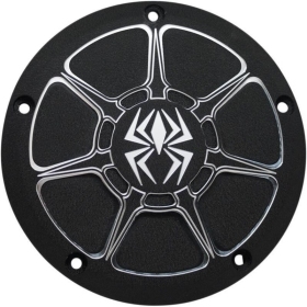 REKLUSE Derby sankabos dangtelis - aliuminis, juodas Harley Davidson 1690 / 1745 2015-2019