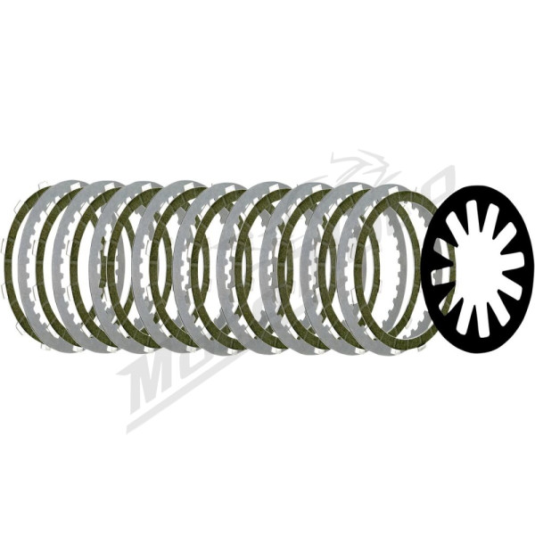 BELT DRIVES LTD. Sankabos diskų ir tarpdiskių kompl. Harley Davidson FLD / FLHR 1340-1800cc 98-17