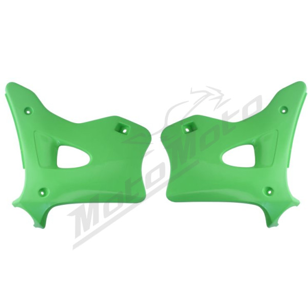 Radiatoriaus plastikai žali KAWASAKI KX 125-250cc 1996-1998