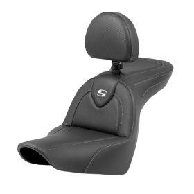 SADDLEMEN Roadsofa Carbon Fiber Seat With Backrest Harley Davidson FLSB / FXLR / FXLRS / FXLRST 1750-1923 18-25
