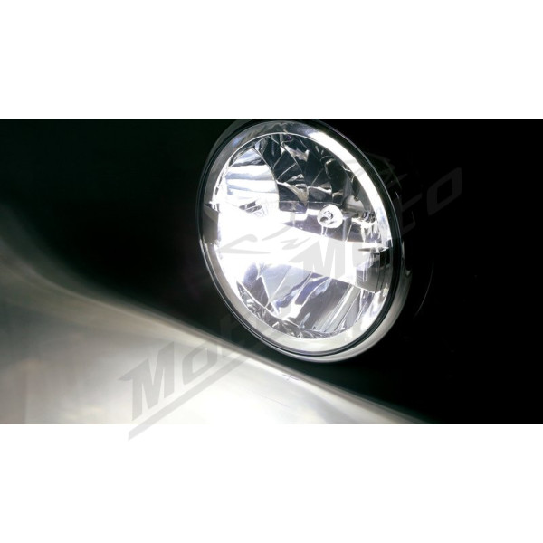 HIGHSIDER Pro Frame-R1 Type4 Universal Headlight Black Ø200mm