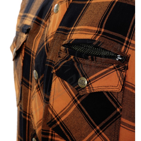 SALE! Bores Lumberjack Premium Jacket-Shirt S Orange/Black