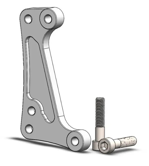 MOTO-MASTER Priekinių stabdžių suporto adapteris 300mm Ducati Desmo 450 2026