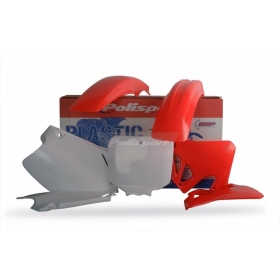 Polisport plastikų komplektas Honda CR 125/250cc 95-97 Raudona / Balta
