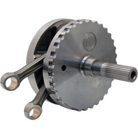 S&S CYCLE Replacement Flywheel Assembly Harley Davidson FLD / FLHR / FLHRC / FLHRS 1584-1800cc 07-15