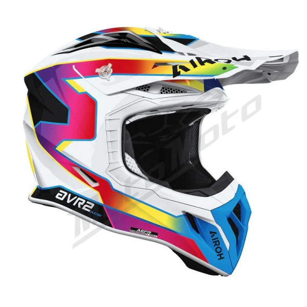 AIROH Aviator Ace II Motocross Helmet Sunrise Gloss