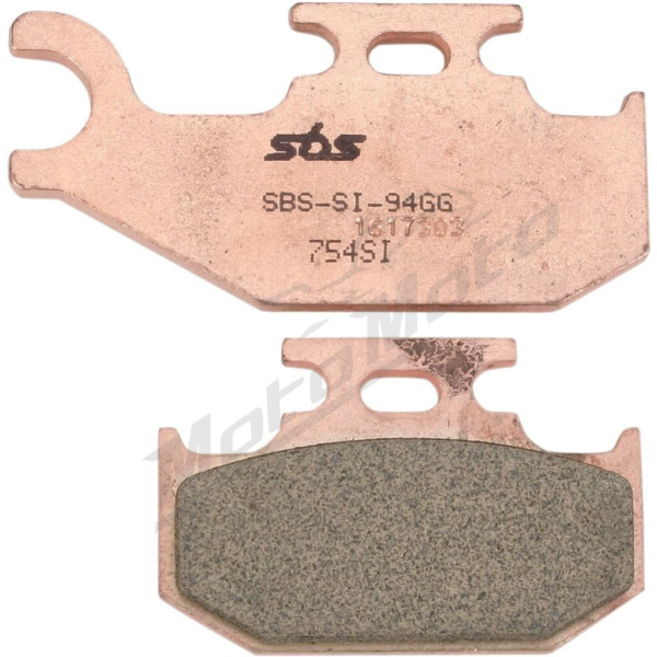 SBS SI Offroad 754SI Sintered Brake Pads Can Am / Yamaha / John Deere / Cannondale 250-1000cc 00-20