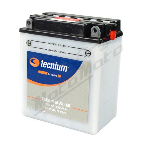 TECNIUM Battery Conventional with Acid Pack - BB12A-B 12V 12Ah