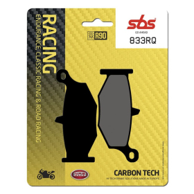 SBS 833RQ RQ Road Racing Carbon Tech Brake Pad Suzuki DL / GSR / GSX / GSX-R 600-1300cc 06-25