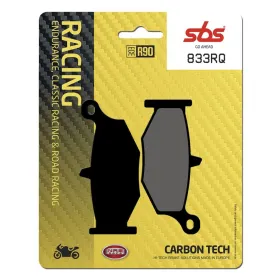 SBS 833RQ RQ Road Racing Carbon Tech Brake Pad Suzuki DL / GSR / GSX / GSX-R 600-1300cc 06-25