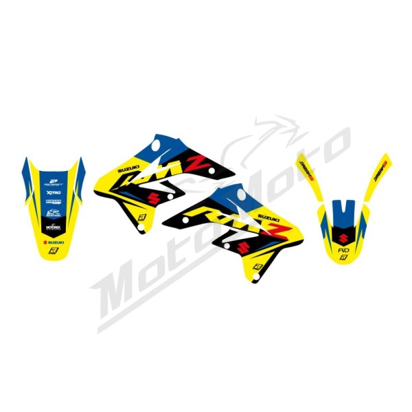 BLACKBIRD RACING Dream 5 Graphic Kit Suzuki RM-Z 250cc 07-09