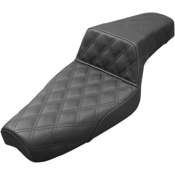 SADDLEMEN Step-Up Full Lattice Stitch Seat Harley Davidson XL / XLH 883-1200 79-03