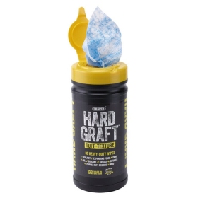 DRAPER Hard Graft Multipurpose Tuff-Texture Wipes Tub of 80pcs