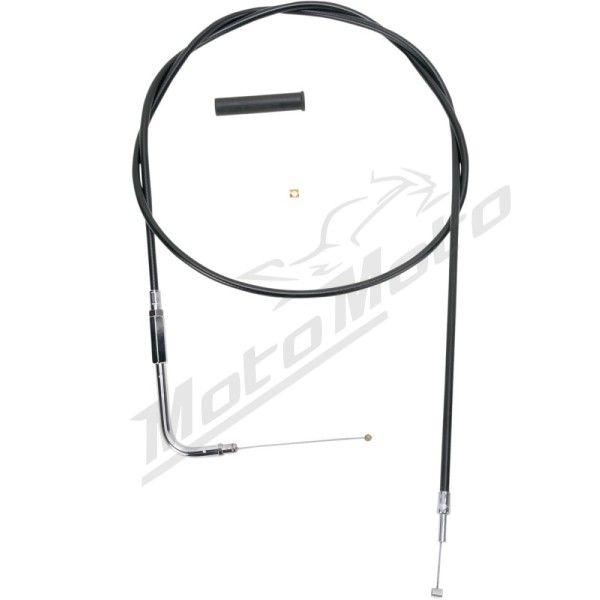 DRAG SPECIALTIES Black Vinyl Throttle/Idle Cable Harley Davidson FLD / FLHR / FLHRC / FLHRCI / FLHRI / FLHRS 1130-1800cc 96-17